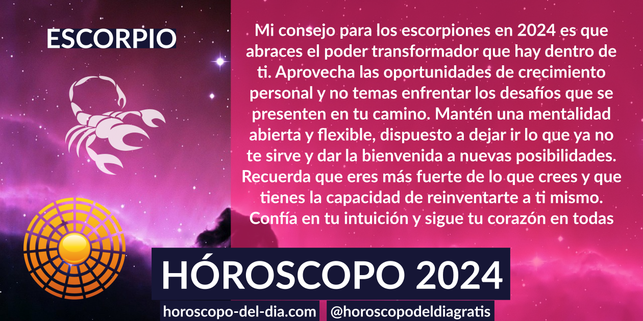 Escorpio Horóscopo 2022 Horoscopo del dia